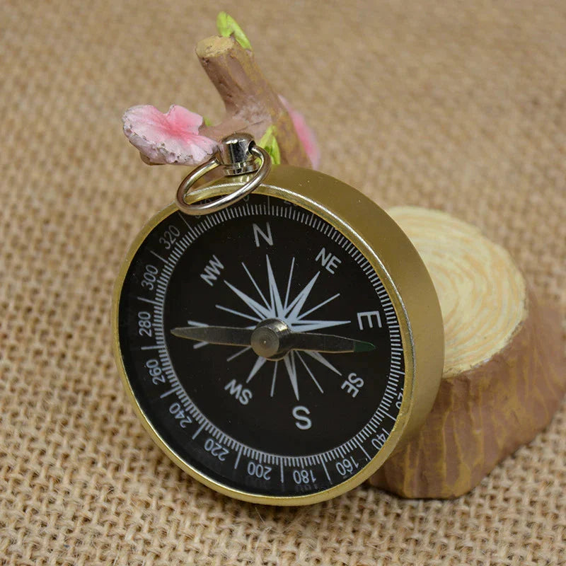 Travel-friendly Survival Keychain Compass